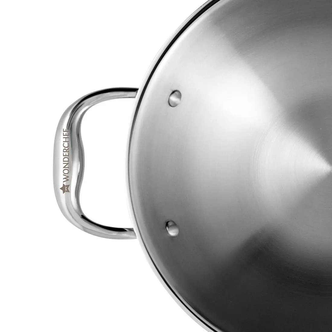 Wonderchef Nigella Stainless Steel Triply Kadhai with Lid 20 cm 1.5L