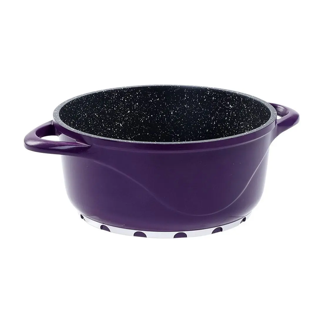 Wonderchef Ceramide Excellence Casserole Set - 6 Pc - Purple