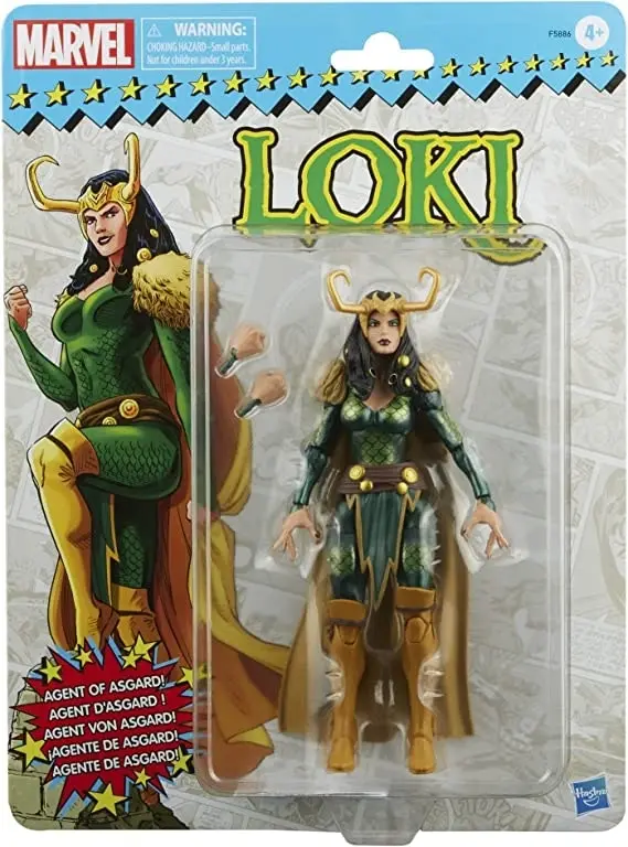 Marvel Legends Series Loki Agent of Asgard 6" Retro Action Figure