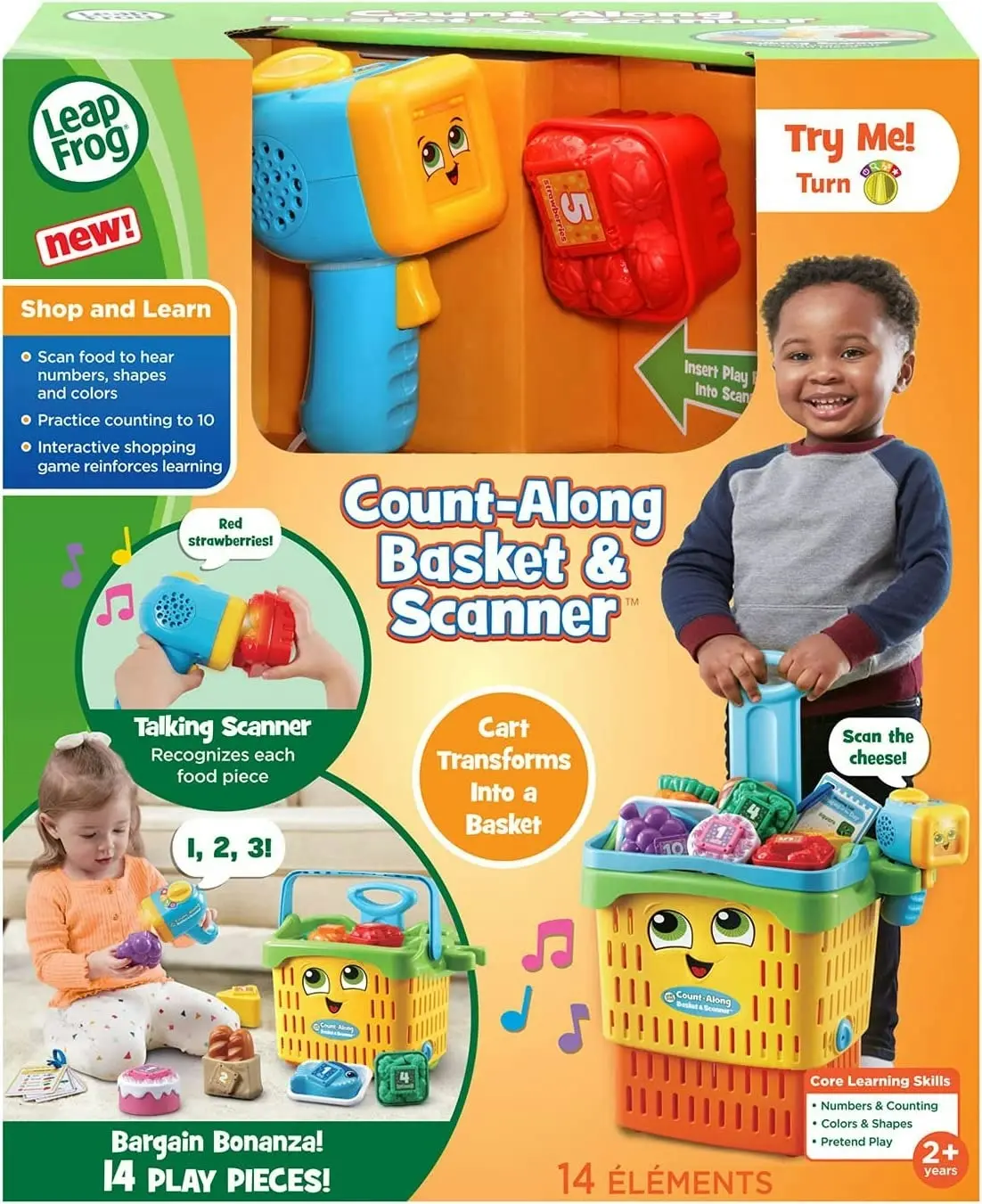 LeapFrog Count-Along Basket & Scanner