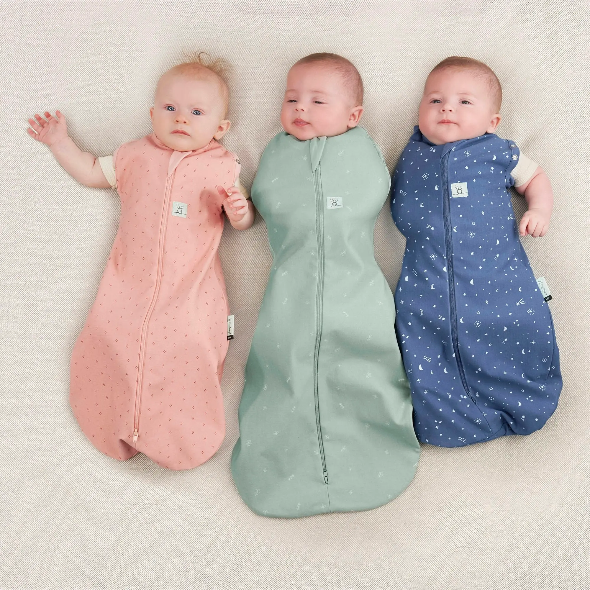 ergoPouch Cocoon Swaddle Bag Berries TOG 1.0 Size 3-6 Months