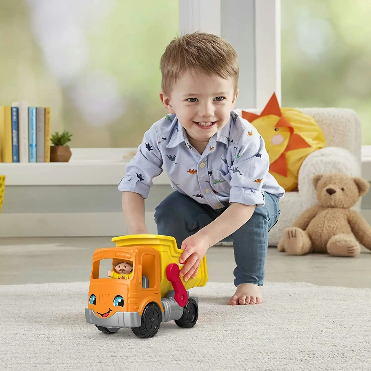 Fisher-Price Little People Work Together Dump Truck Toy