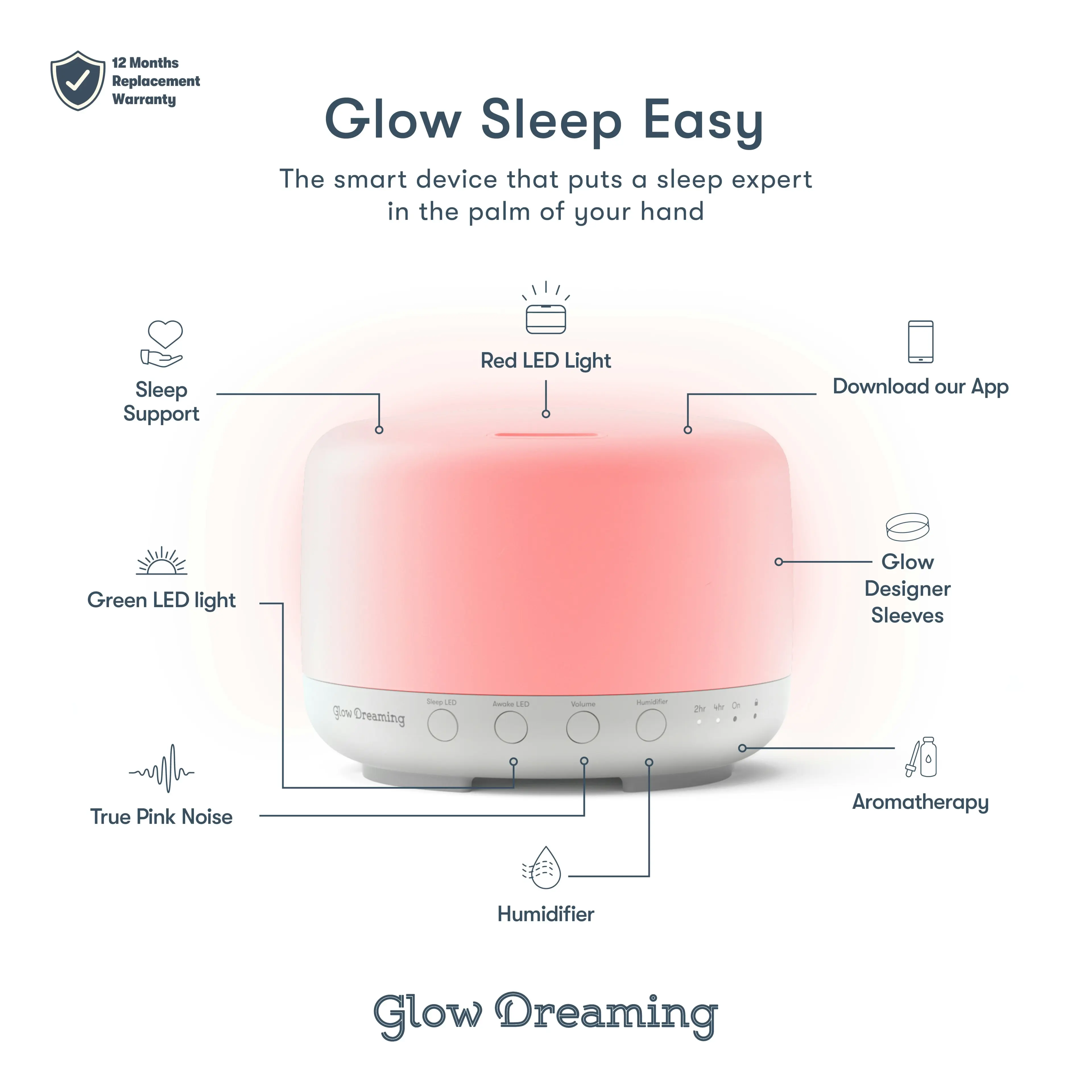 glow Dreaming Sleep Easy - Unit ONLY