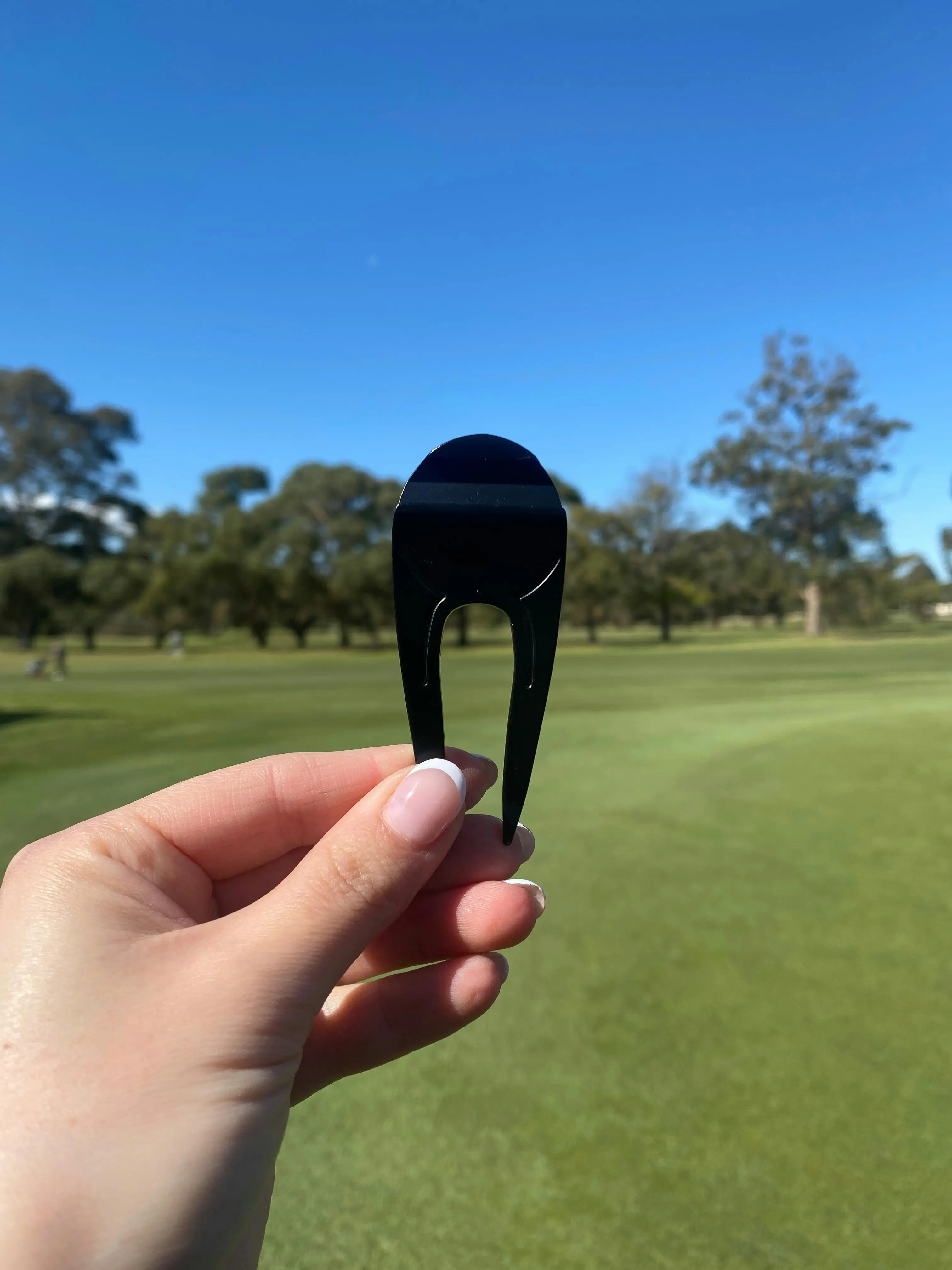 Stinger Black Golf Divot Tool with Bottle Opener