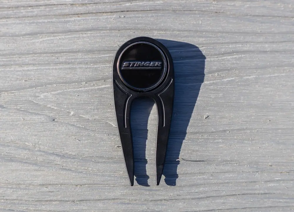 Stinger Black Golf Divot Tool with Bottle Opener