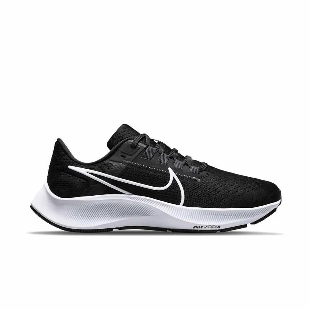 Nike Womens Air Zoom Pegasus 38 Sneakers Shoes Runners - Black/White