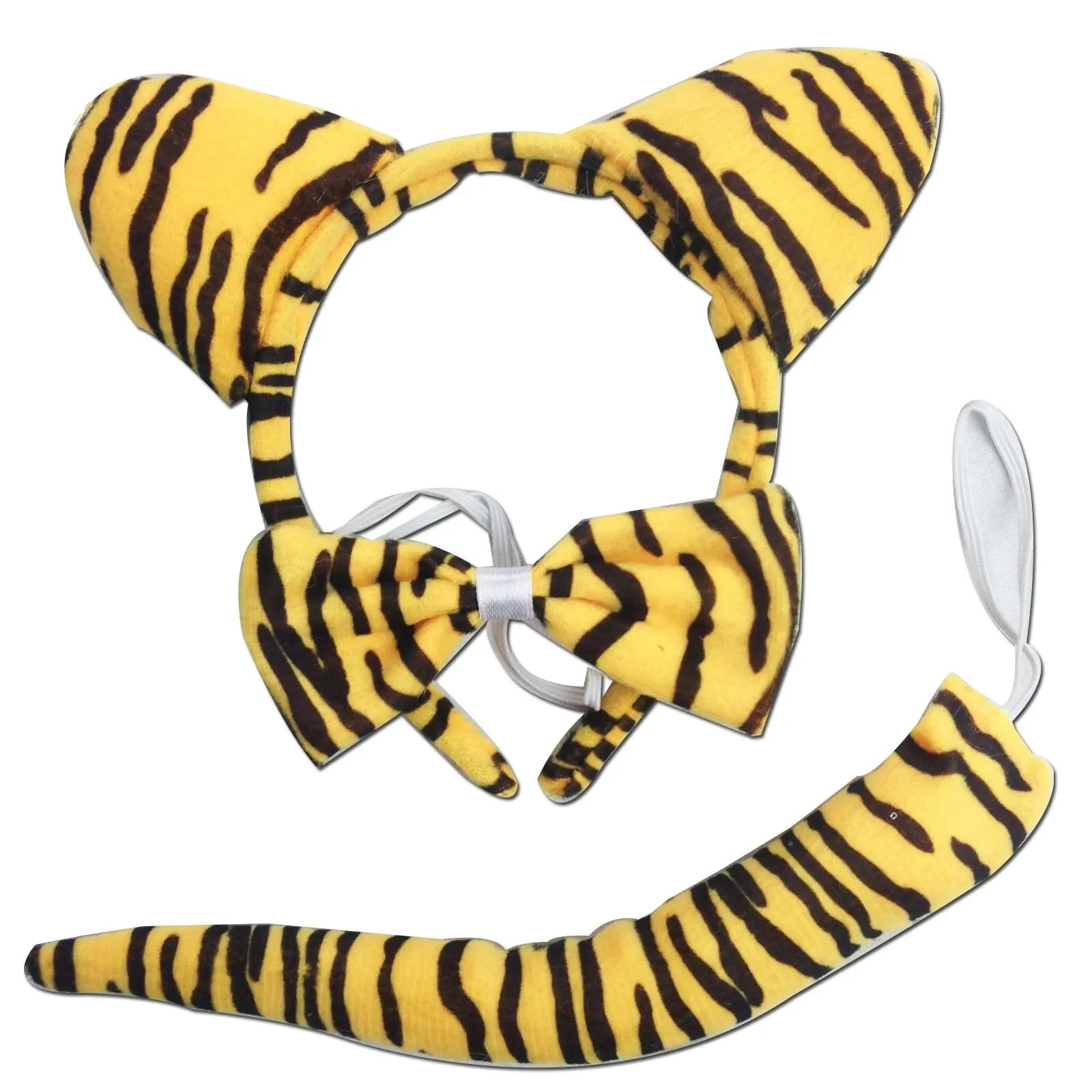 3 Piece Set Animal Costume Dress Up Party Bow Tie Tail Ears Book Week Cosplay