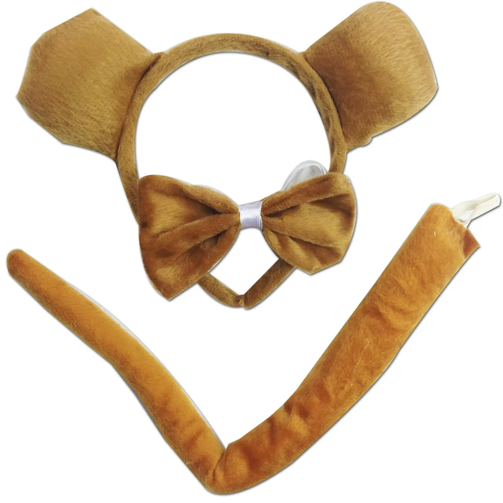 3 Piece Set Animal Costume Dress Up Party Bow Tie Tail Ears Book Week Cosplay