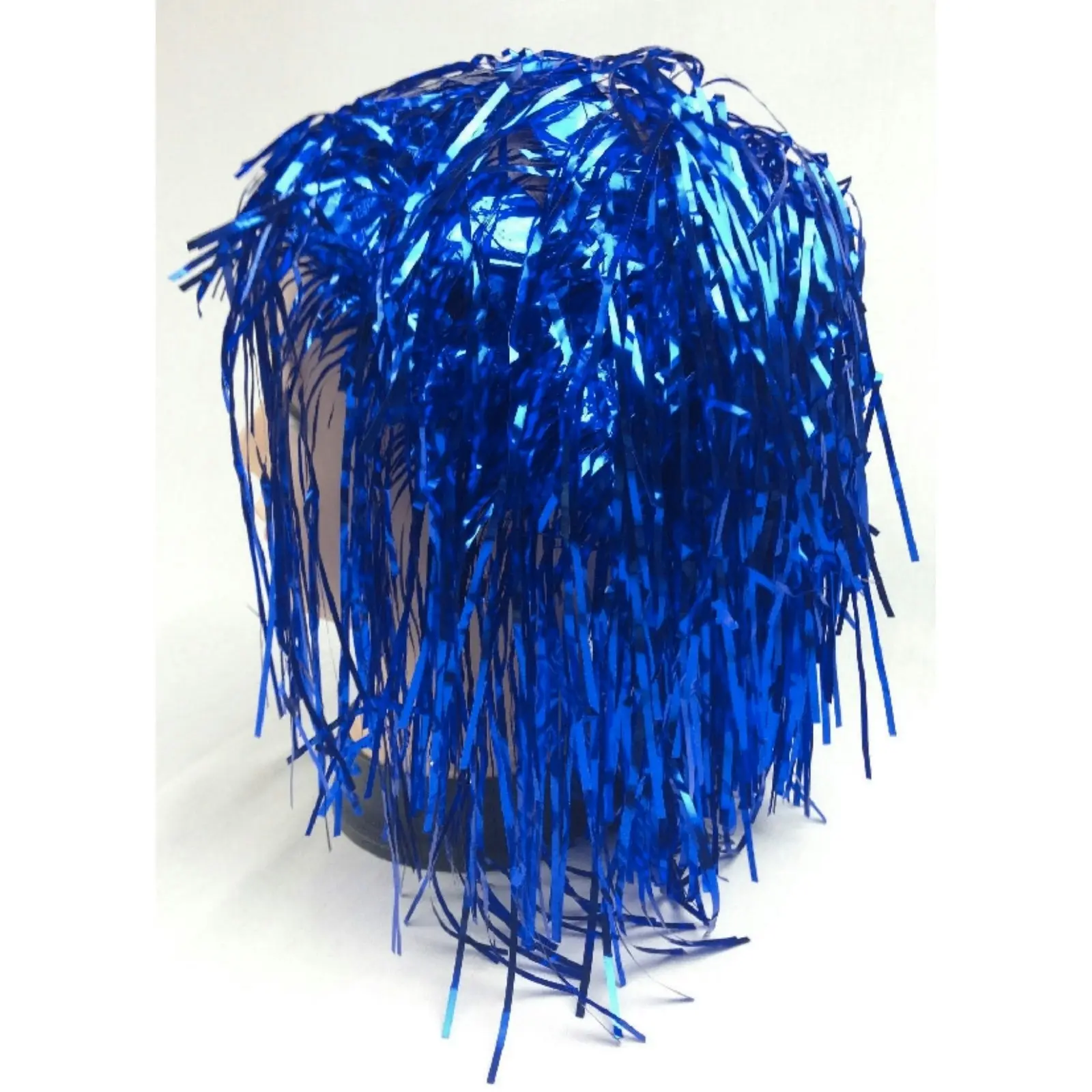 Tinsel Metallic Wig 70s 50s 20s Costume Mens Womens Unisex Disco Fancy Dress Up