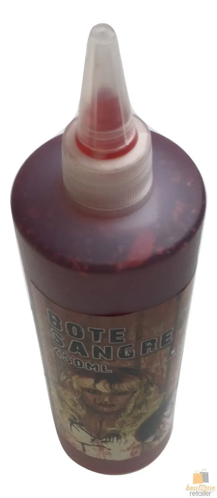 450ml Bottle Vampire FAKE BLOOD Zombie Halloween Red Make Up Gel Cream Horror