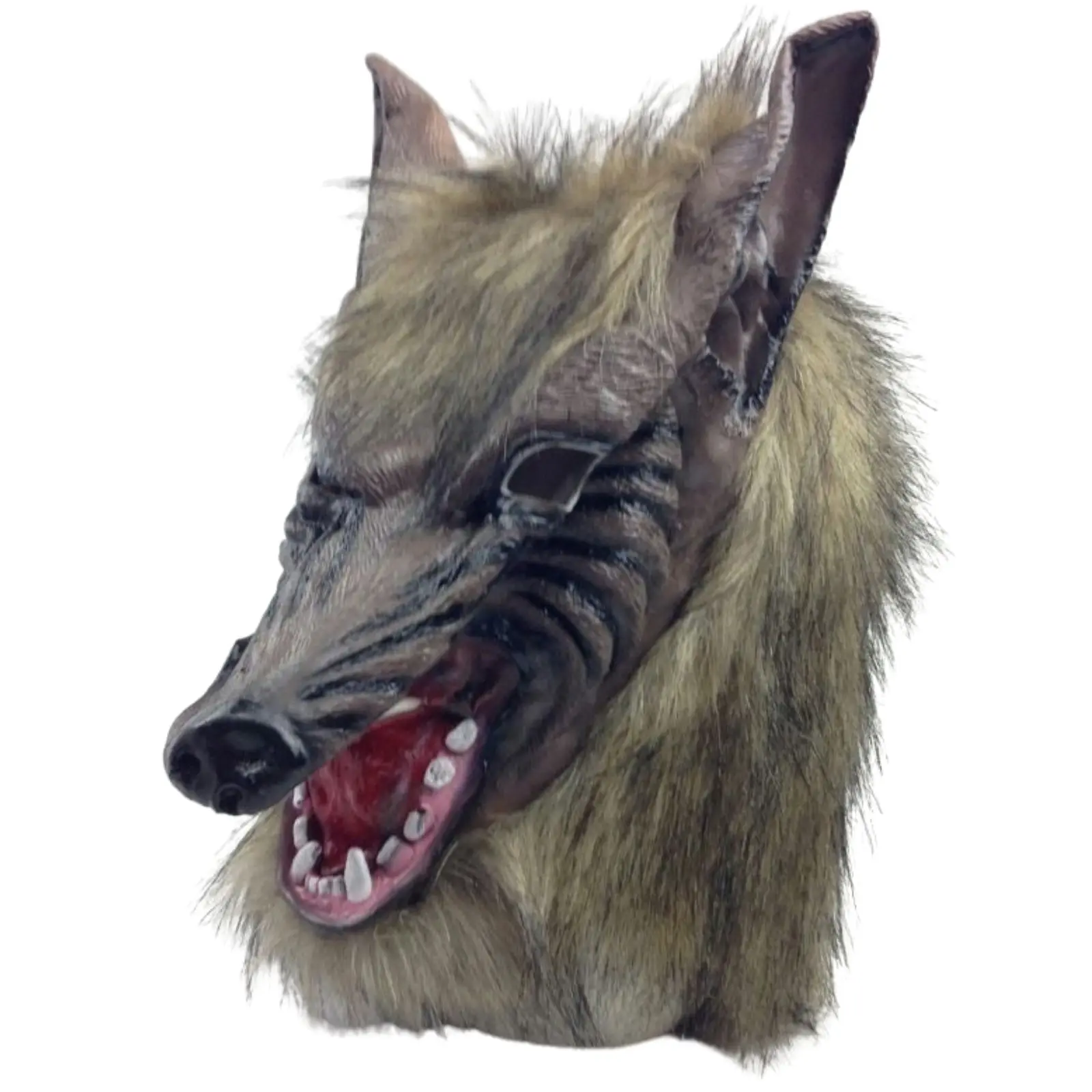 Animal Head Face Mask Halloween Latex Rubber Costume Party Horse Tiger Lion Wolf