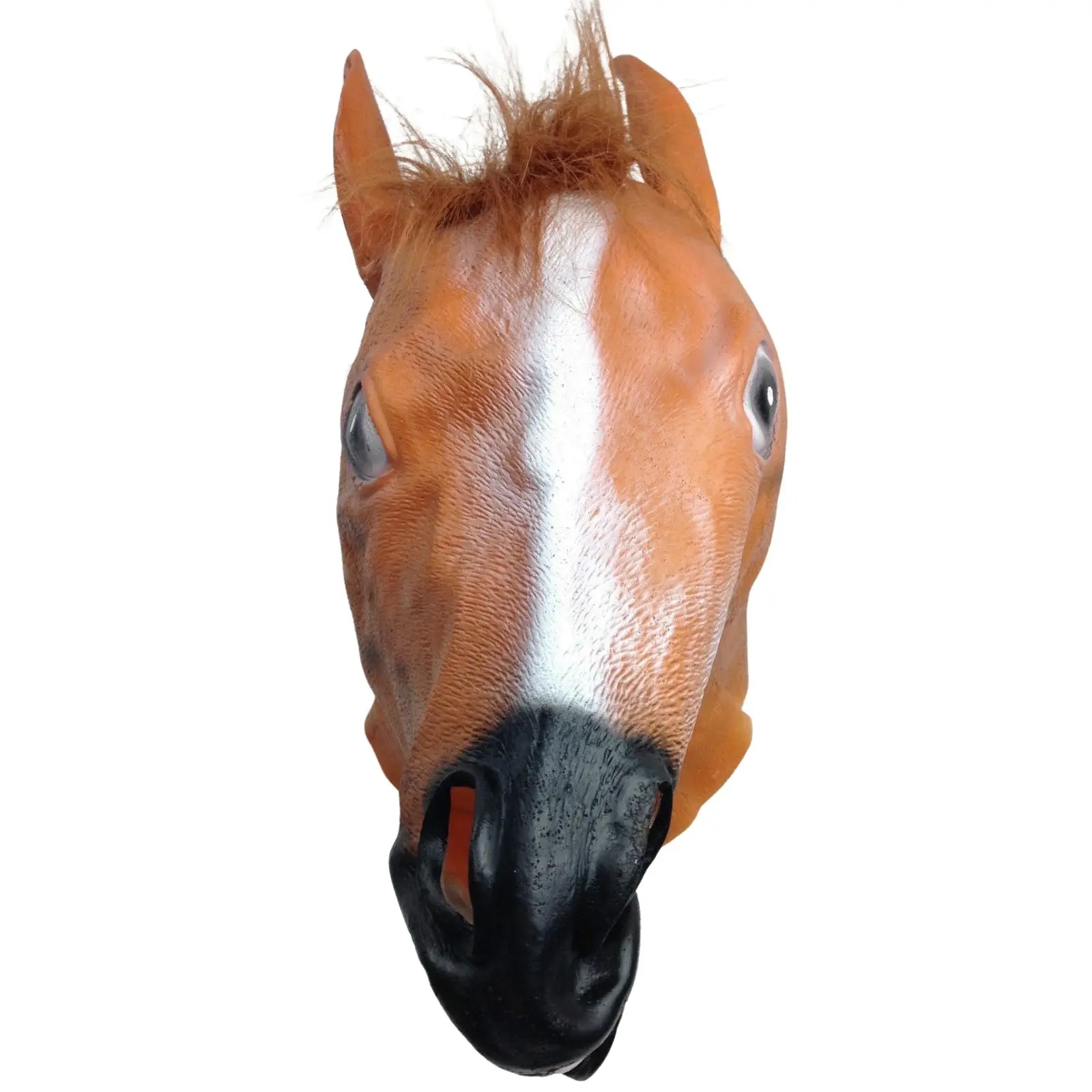 Animal Head Face Mask Halloween Latex Rubber Costume Party Horse Tiger Lion Wolf