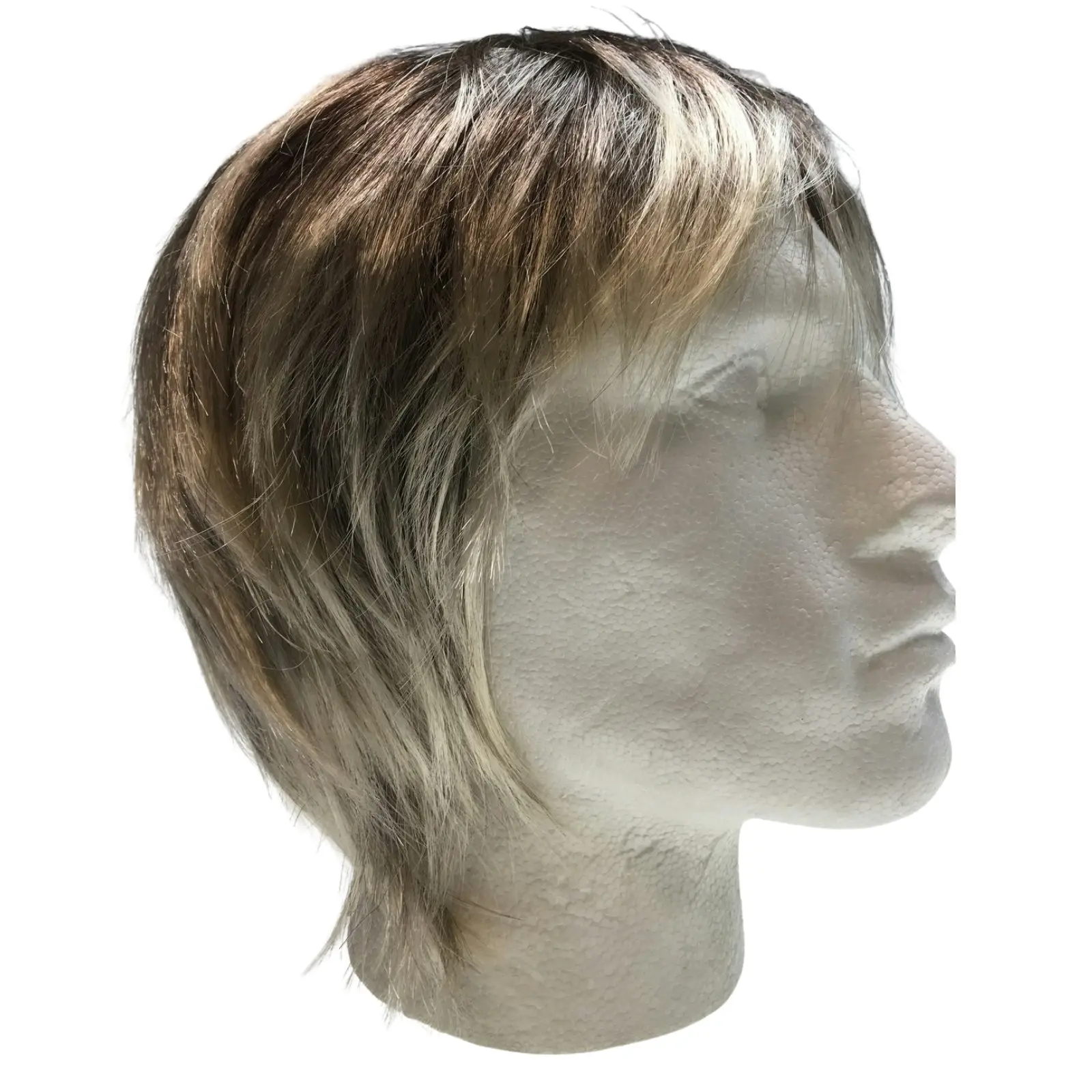 MENS COSTUME WIG Fancy Dress Halloween Party Accessory 70s 80s Hair Fun Funny