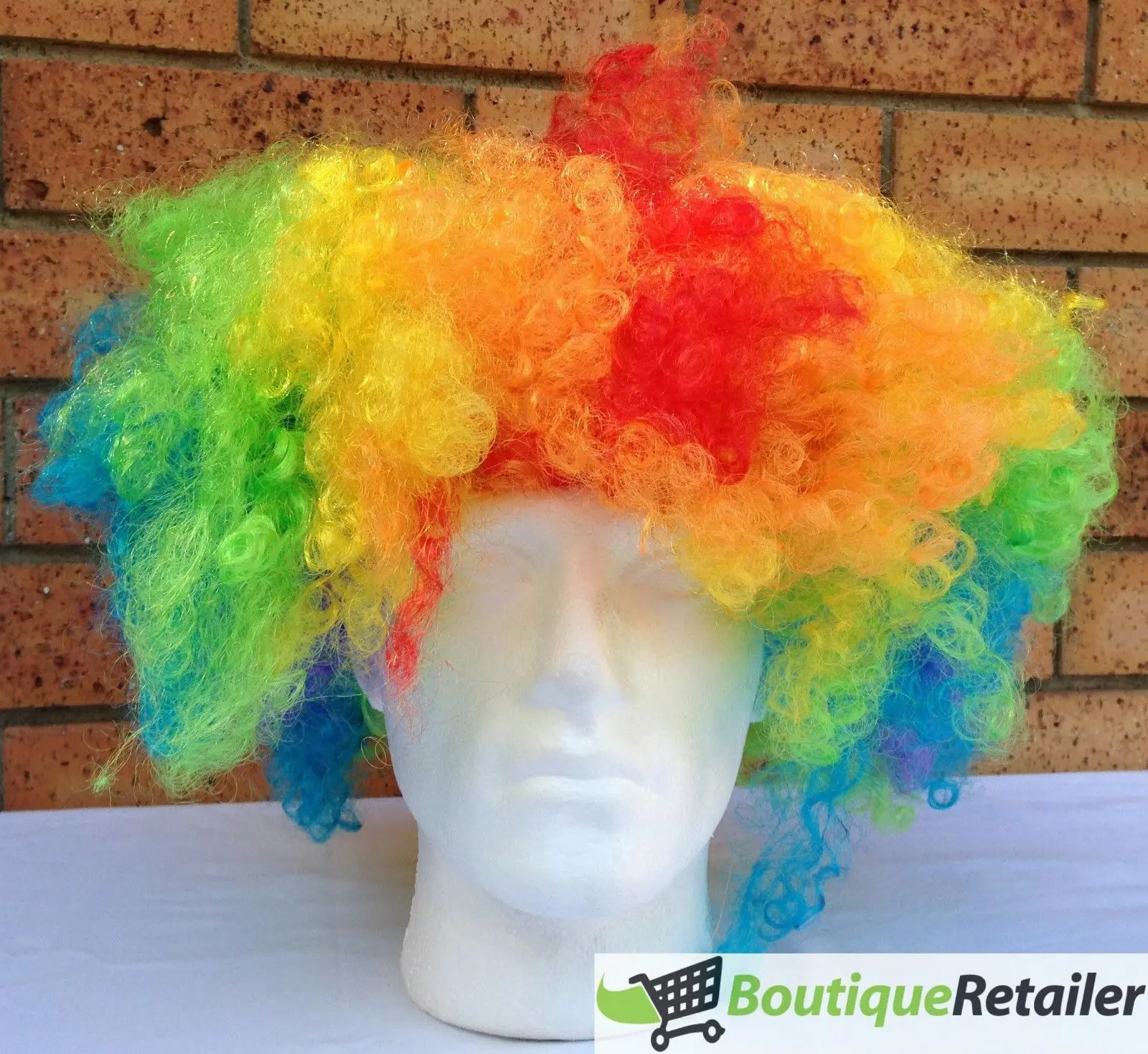 DELUXE AFRO WIG Curly Hair Costume Party Fancy Disco Circus 70s 80s Dress Up