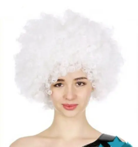 DELUXE AFRO WIG Curly Hair Costume Party Fancy Disco Circus 70s 80s Dress Up