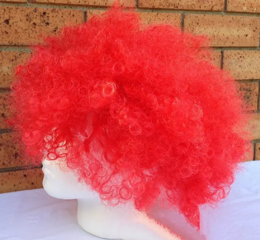 DELUXE AFRO WIG Curly Hair Costume Party Fancy Disco Circus 70s 80s Dress Up