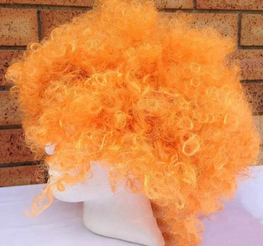 DELUXE AFRO WIG Curly Hair Costume Party Fancy Disco Circus 70s 80s Dress Up