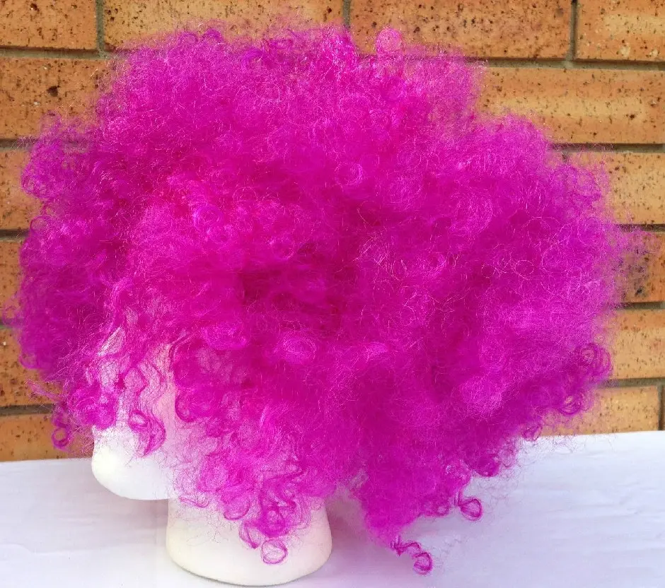 DELUXE AFRO WIG Curly Hair Costume Party Fancy Disco Circus 70s 80s Dress Up