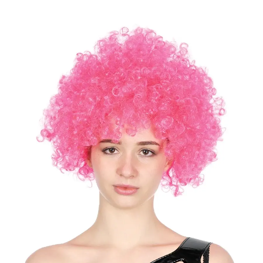 DELUXE AFRO WIG Curly Hair Costume Party Fancy Disco Circus 70s 80s Dress Up