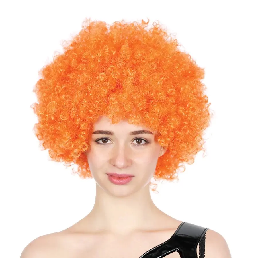 DELUXE AFRO WIG Curly Hair Costume Party Fancy Disco Circus 70s 80s Dress Up