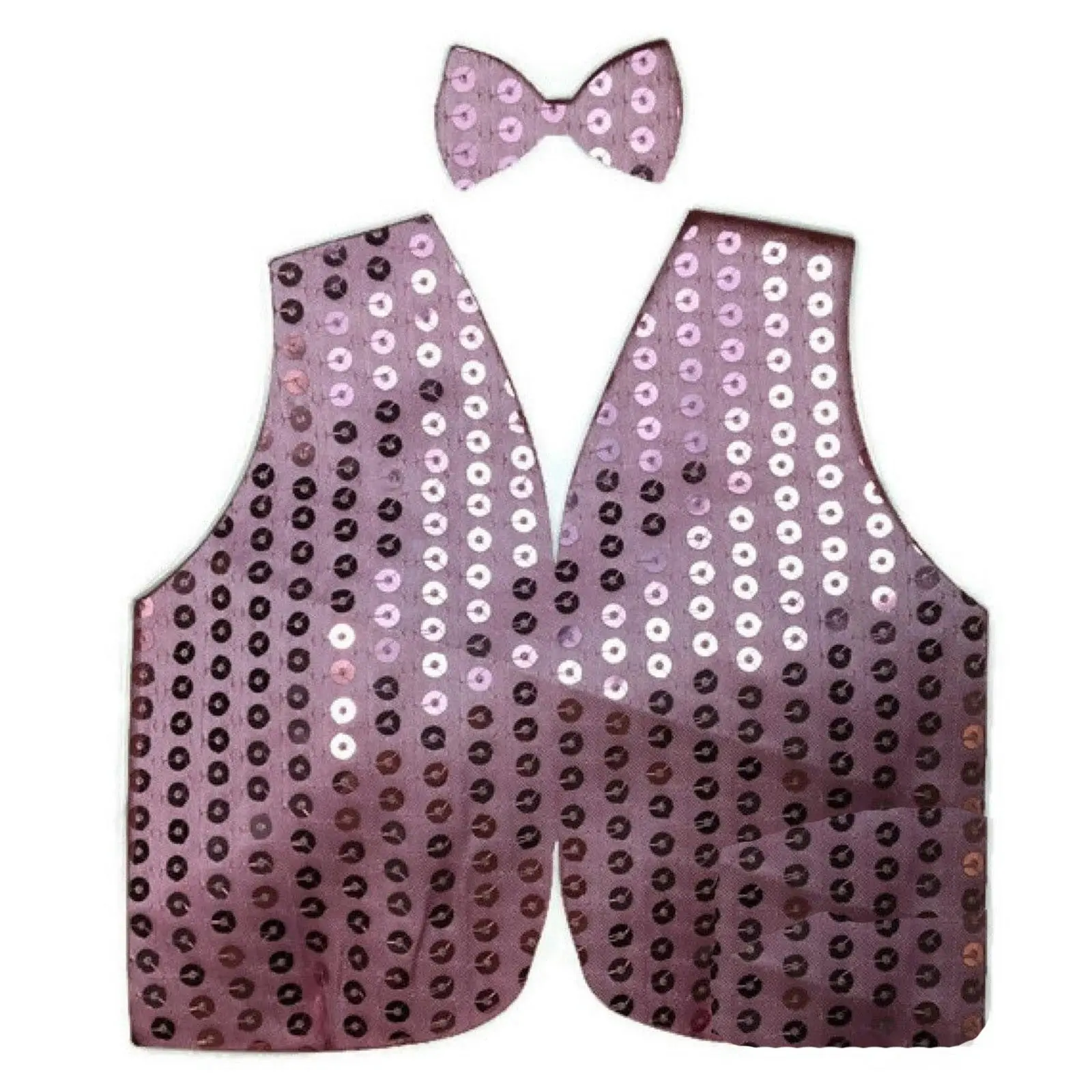 Mens SEQUIN VEST Dance Costume Party Coat Disco Accessory Sparkle Waistcoat