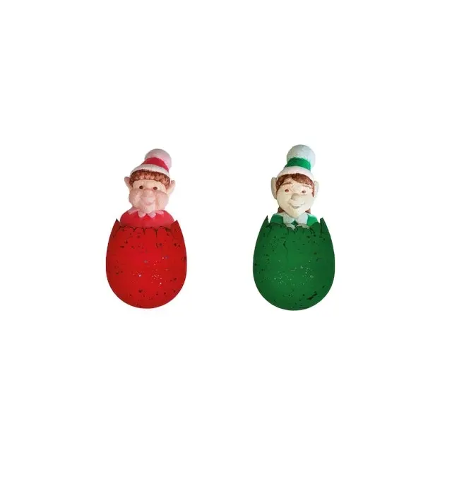 Large Elf Hatching Egg Kids Toy Traditional Christmas Elf