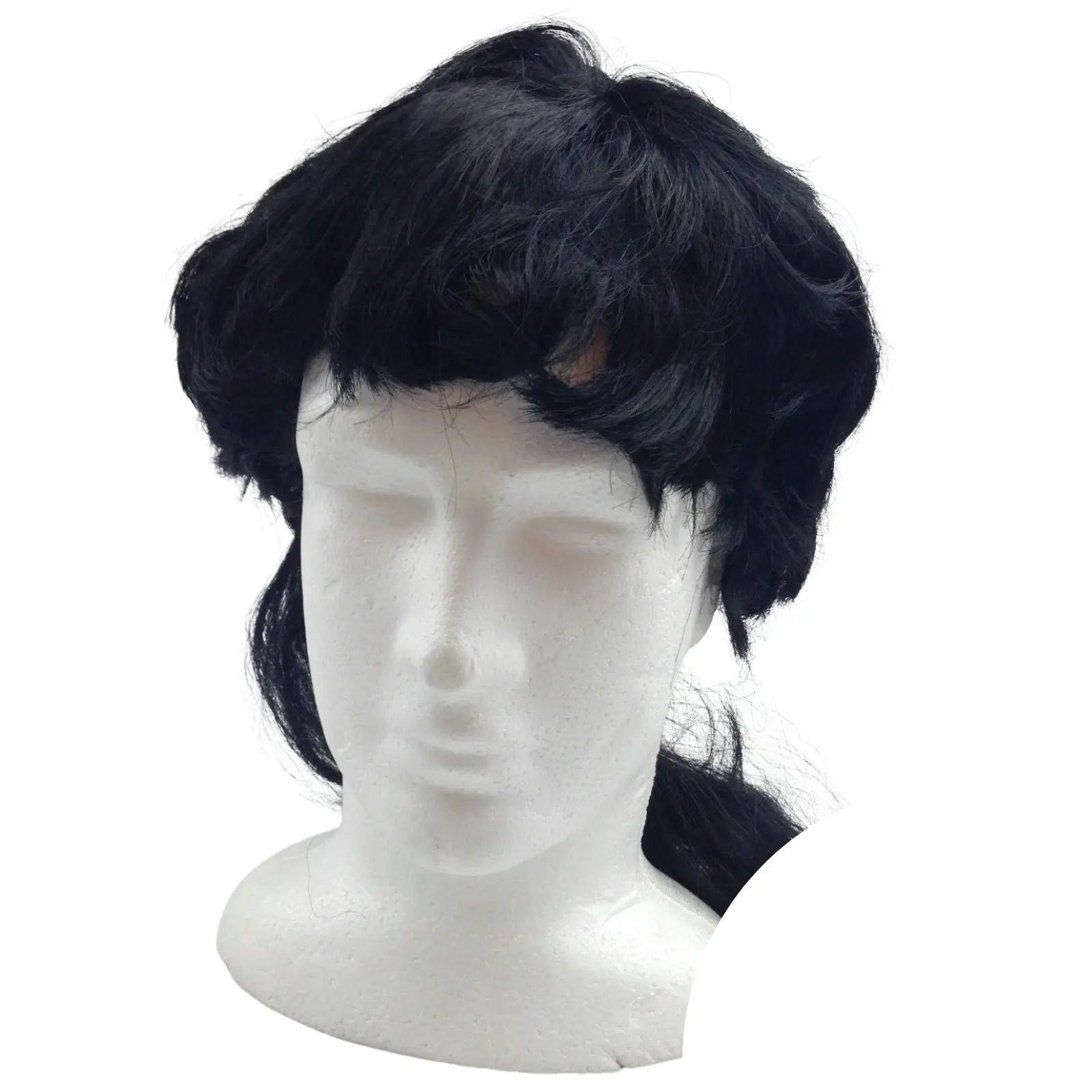 MULLET WIG 80s Fancy Dress Mens Party Costume Rock Bogan Accessory Punk 70s 90s