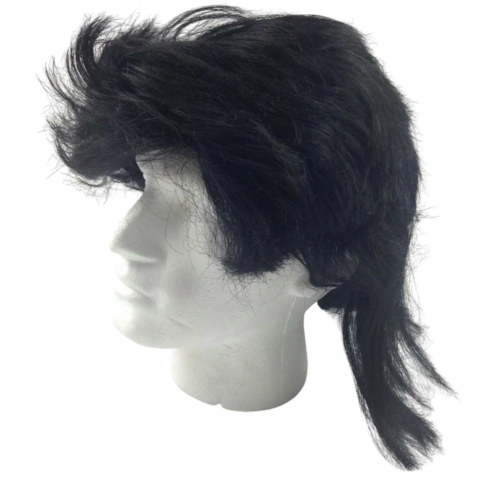 MULLET WIG 80s Fancy Dress Mens Party Costume Rock Bogan Accessory Punk 70s 90s