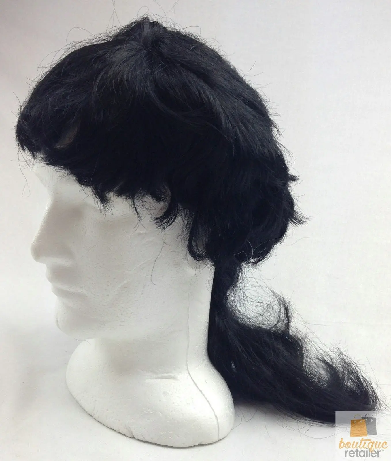 MULLET WIG 80s Fancy Dress Mens Party Costume Rock Bogan Accessory Punk 70s 90s