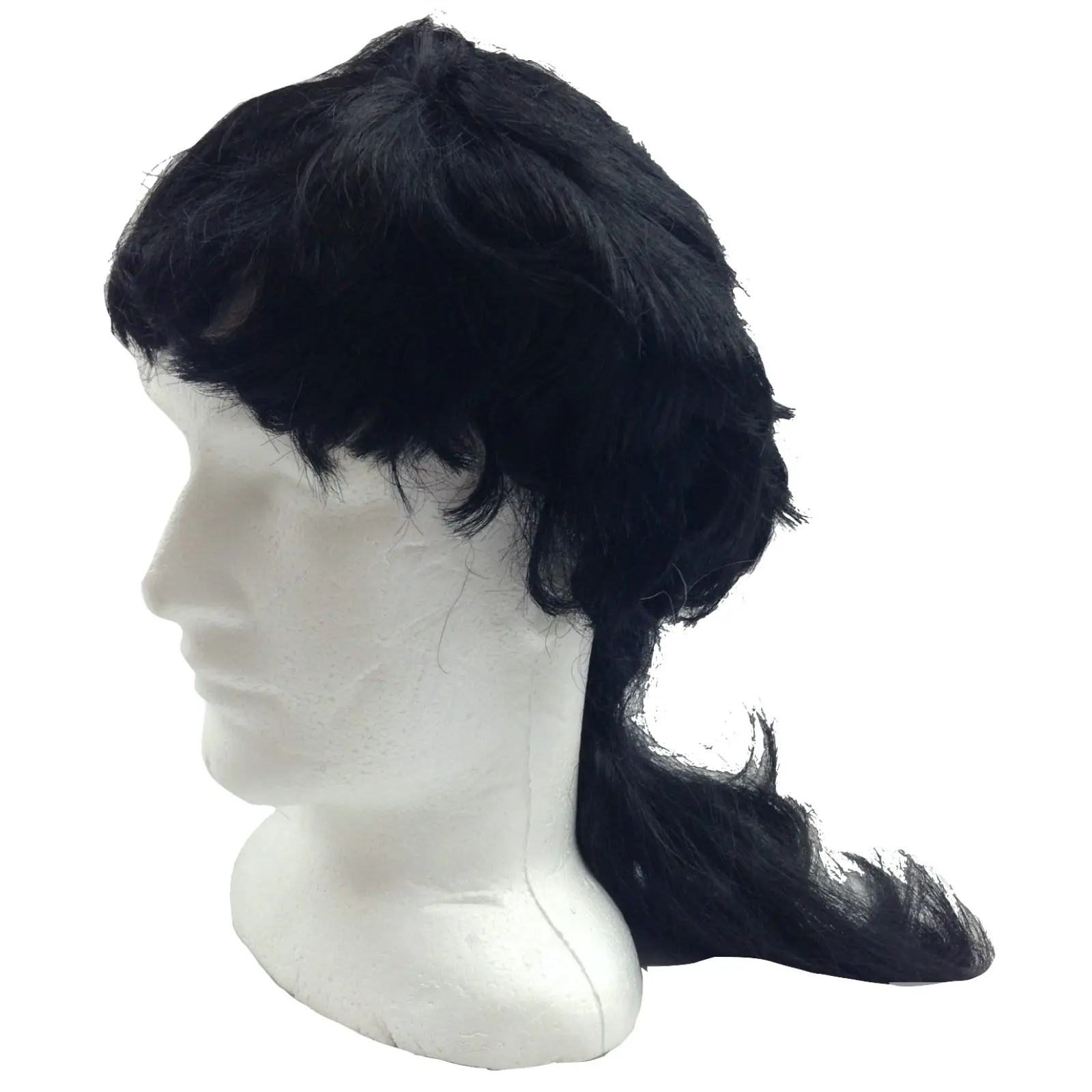 MULLET WIG 80s Fancy Dress Mens Party Costume Rock Bogan Accessory Punk 70s 90s