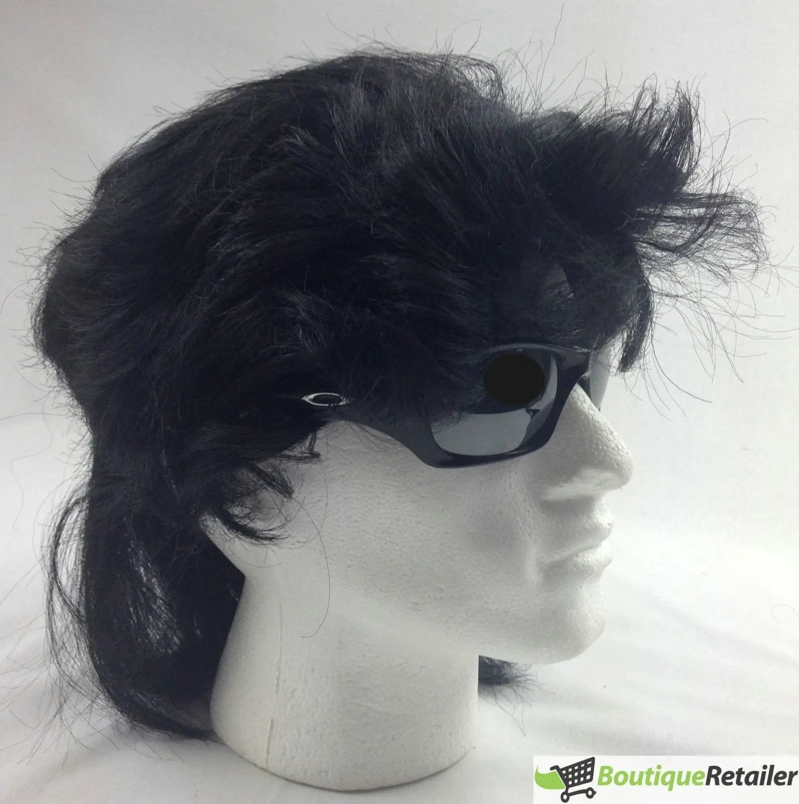 MULLET WIG 80s Fancy Dress Mens Party Costume Rock Bogan Accessory Punk 70s 90s