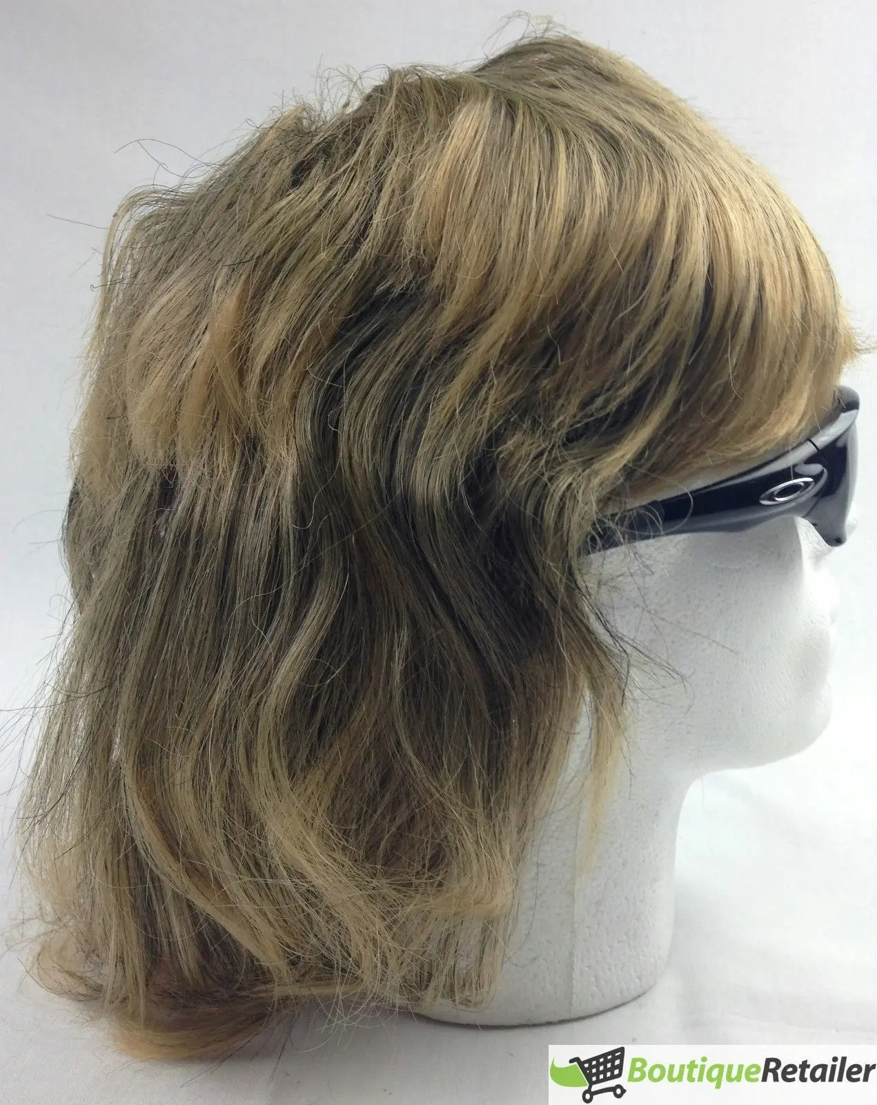 MULLET WIG 80s Fancy Dress Mens Party Costume Rock Bogan Accessory Punk 70s 90s