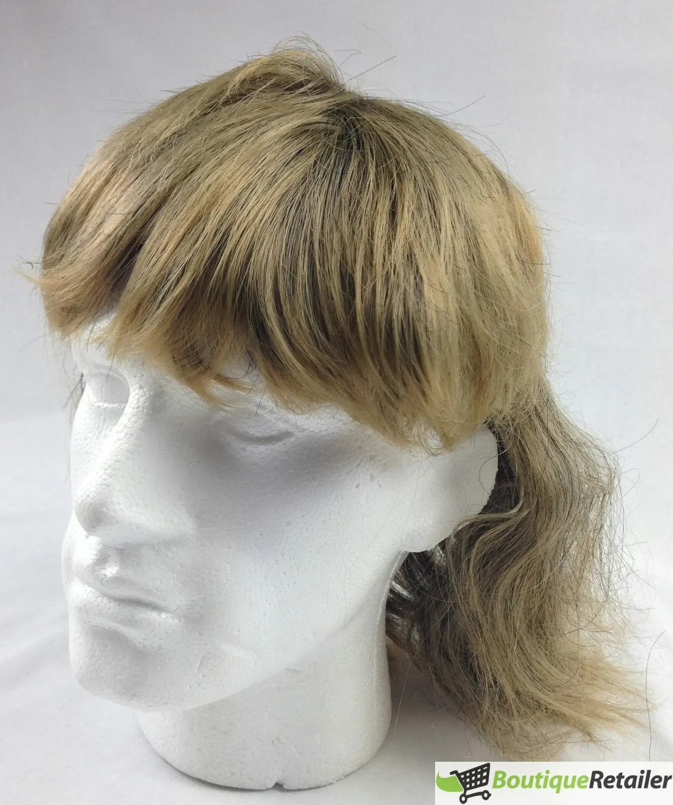 MULLET WIG 80s Fancy Dress Mens Party Costume Rock Bogan Accessory Punk 70s 90s