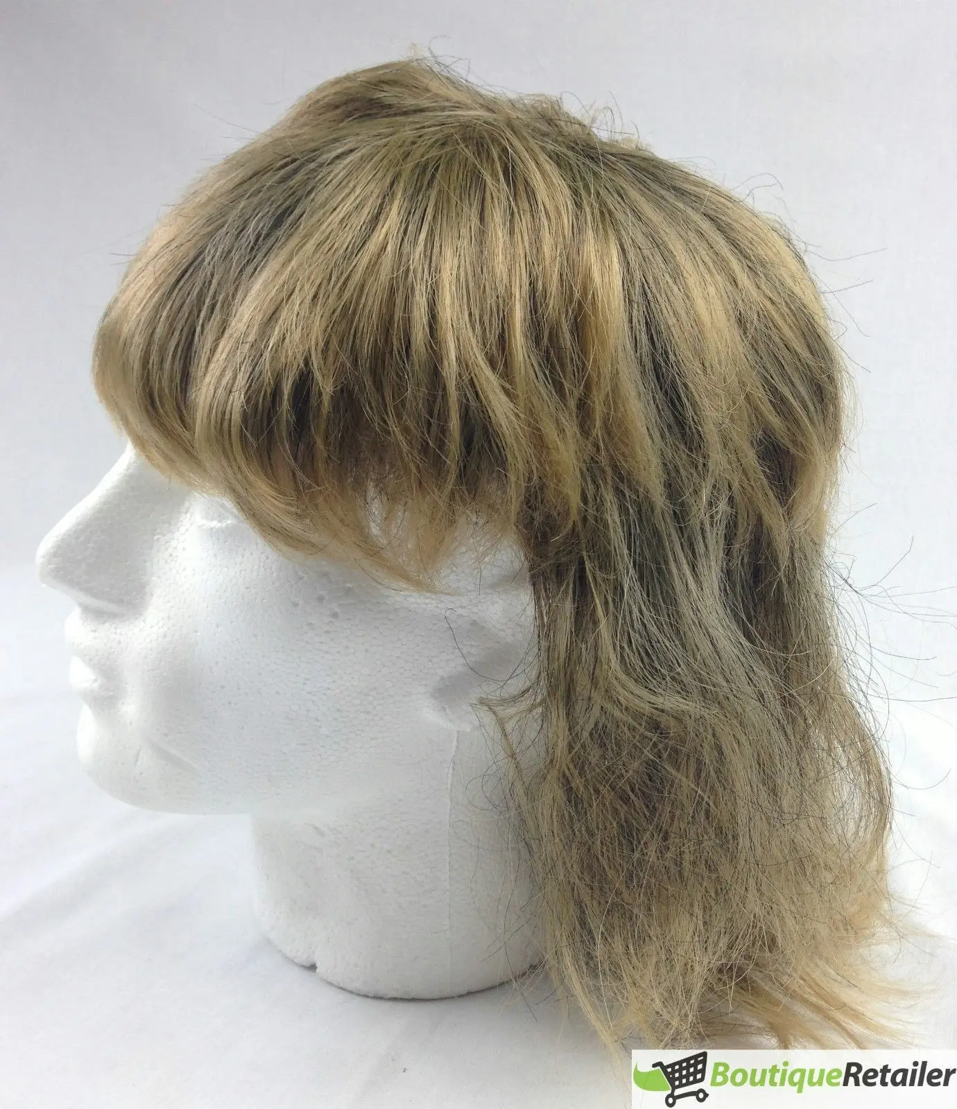 MULLET WIG 80s Fancy Dress Mens Party Costume Rock Bogan Accessory Punk 70s 90s