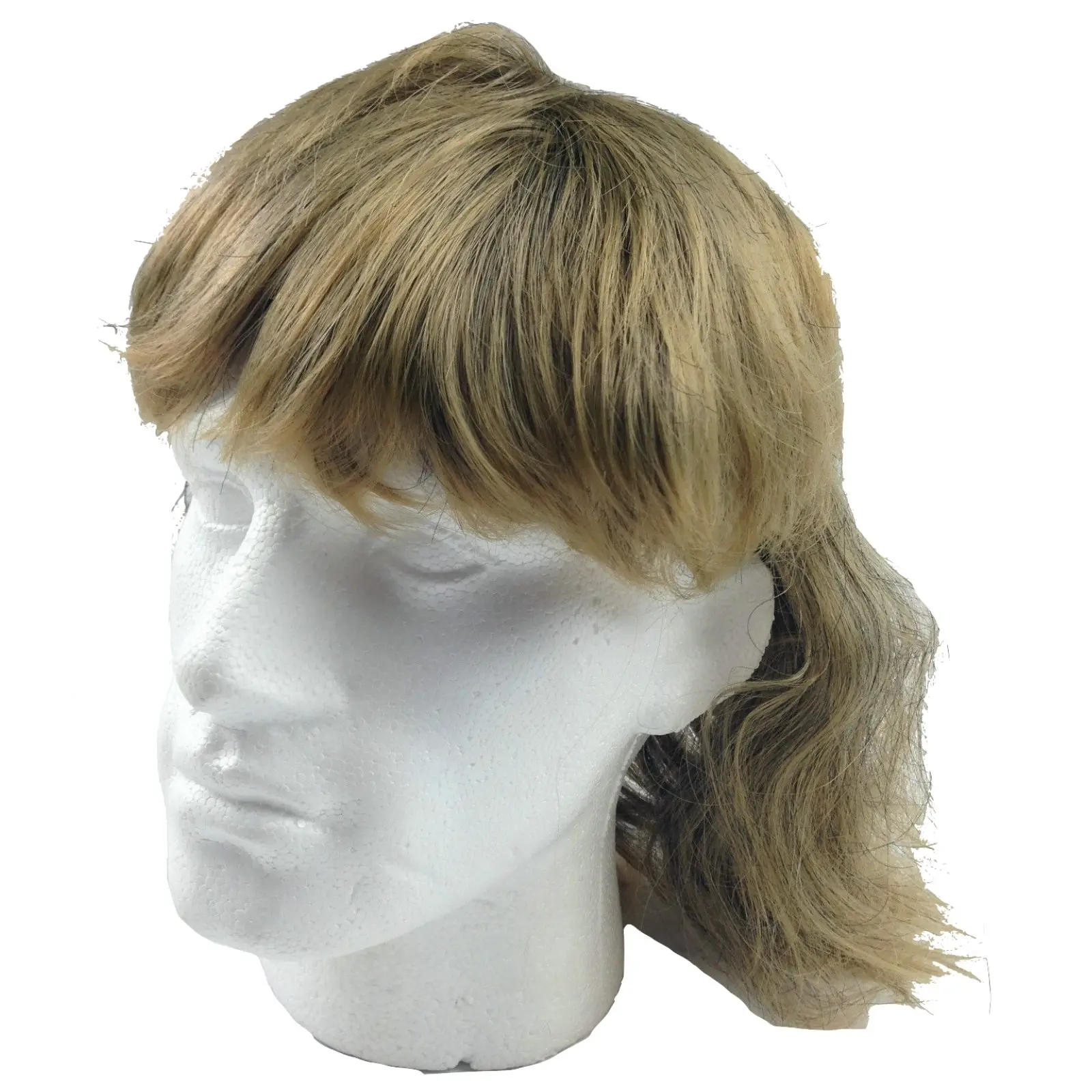 MULLET WIG 80s Fancy Dress Mens Party Costume Rock Bogan Accessory Punk 70s 90s