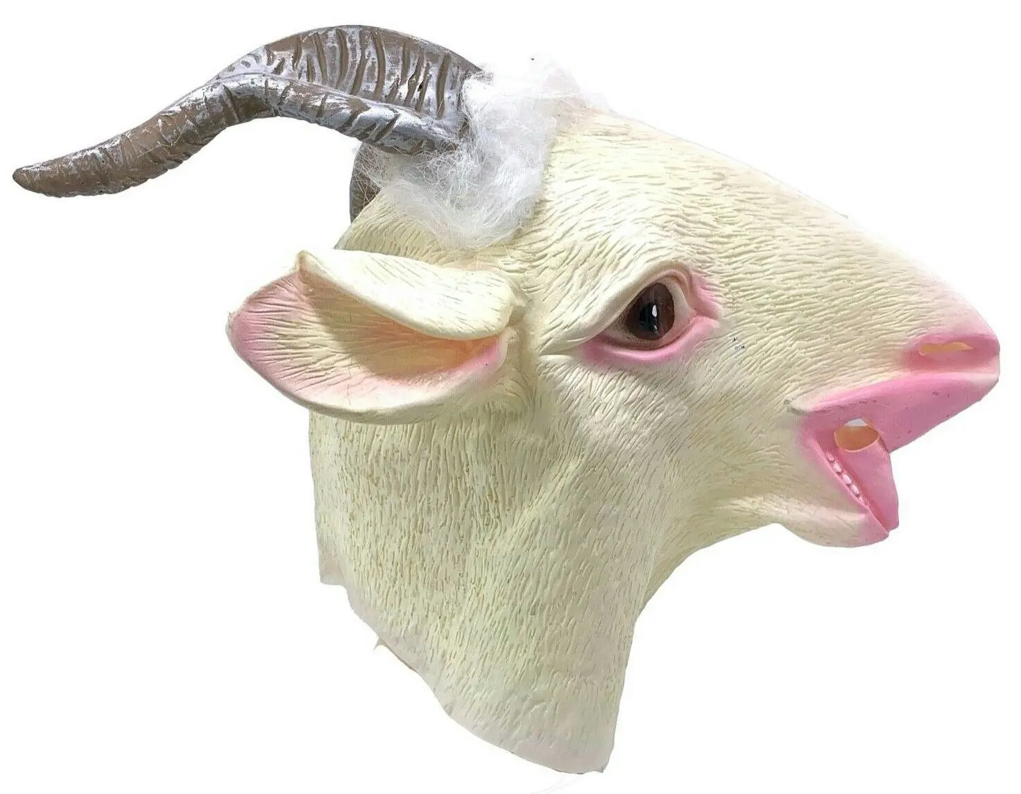 GOAT RUBBER MASK Latex Head Face Halloween Costume Party Animal Cosplay Sheep