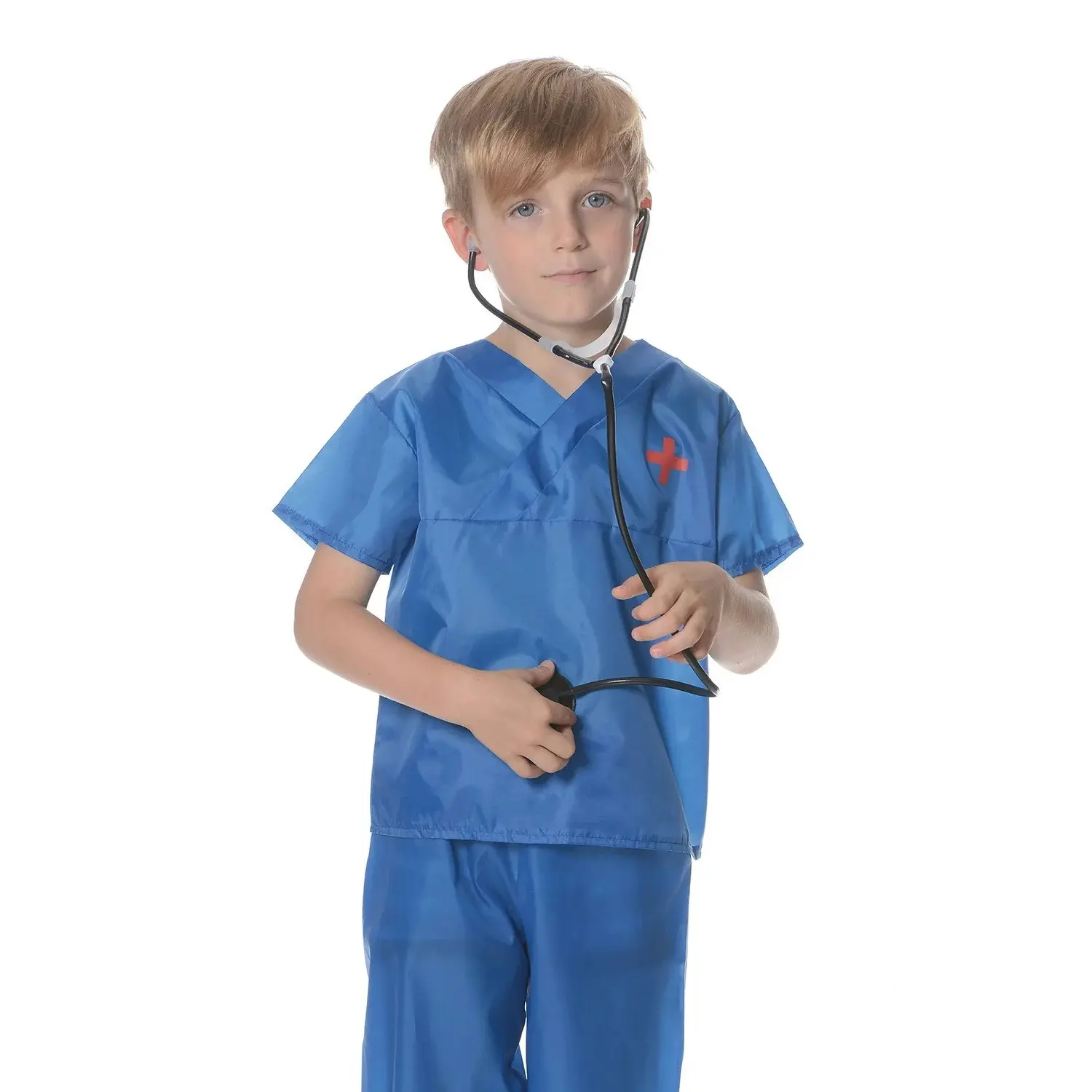 Boys SURGEON DOCTOR Costume Book Week Kids Uniform Childrens Scrubs