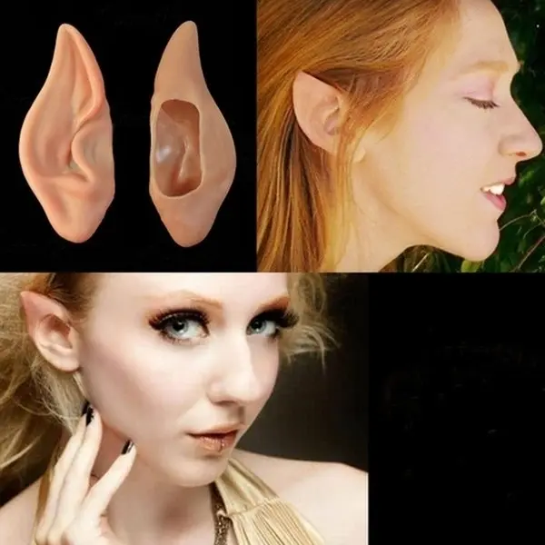 ELF EARS Halloween Costume Accessory Fancy Dress Alien Wizard Vampire Pointed