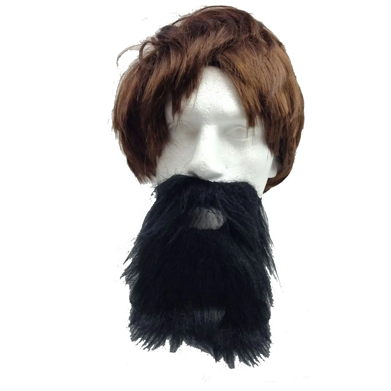 PARTY BEARD Moustache Costume Fancy Dress Mustache Halloween Fake Facial Hair