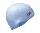 Zoggs Easy Fit Silicone Swim Cap Swimming Silicone Hat - Solid Assorted Colours