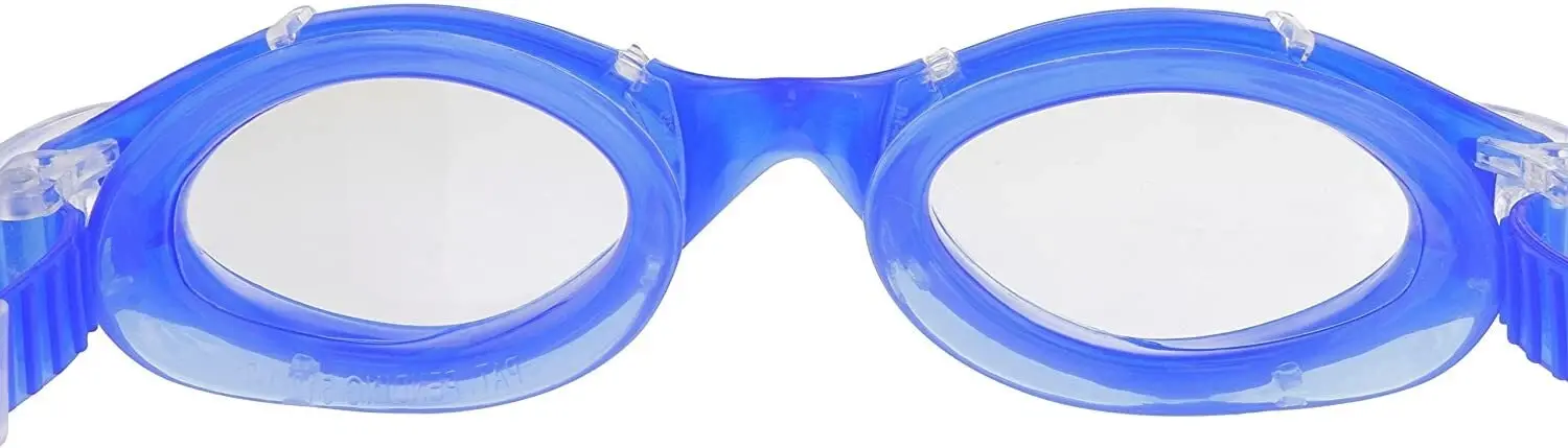 Arena Swimming Goggles Nimesis Crystal Wide Vision Medium - Clear Blue/Clear