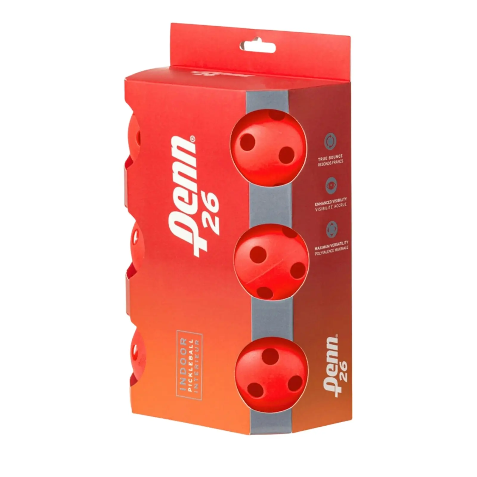 Penn 26 Indoor Pickleball Balls - 1 Pack of 6 Balls