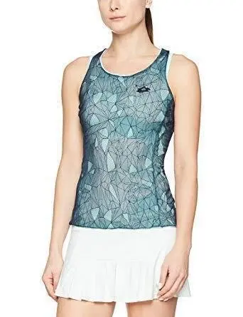 Lotto Sport Womens Twice II W Tank Top And Bra Tennis Sport - Turquoise/Navy