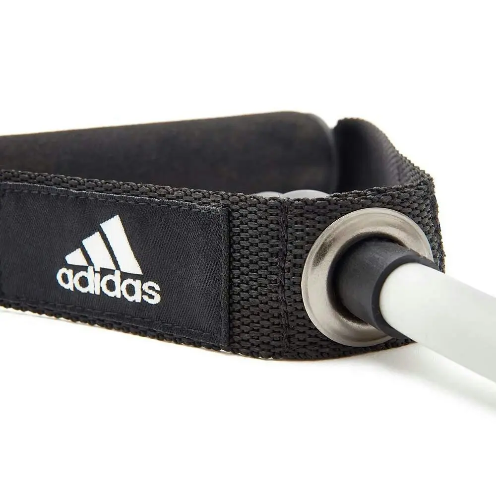 Adidas Resistance Tube Level 2 Band Elastic Yoga Fitness Gym Strap - Grey/Black