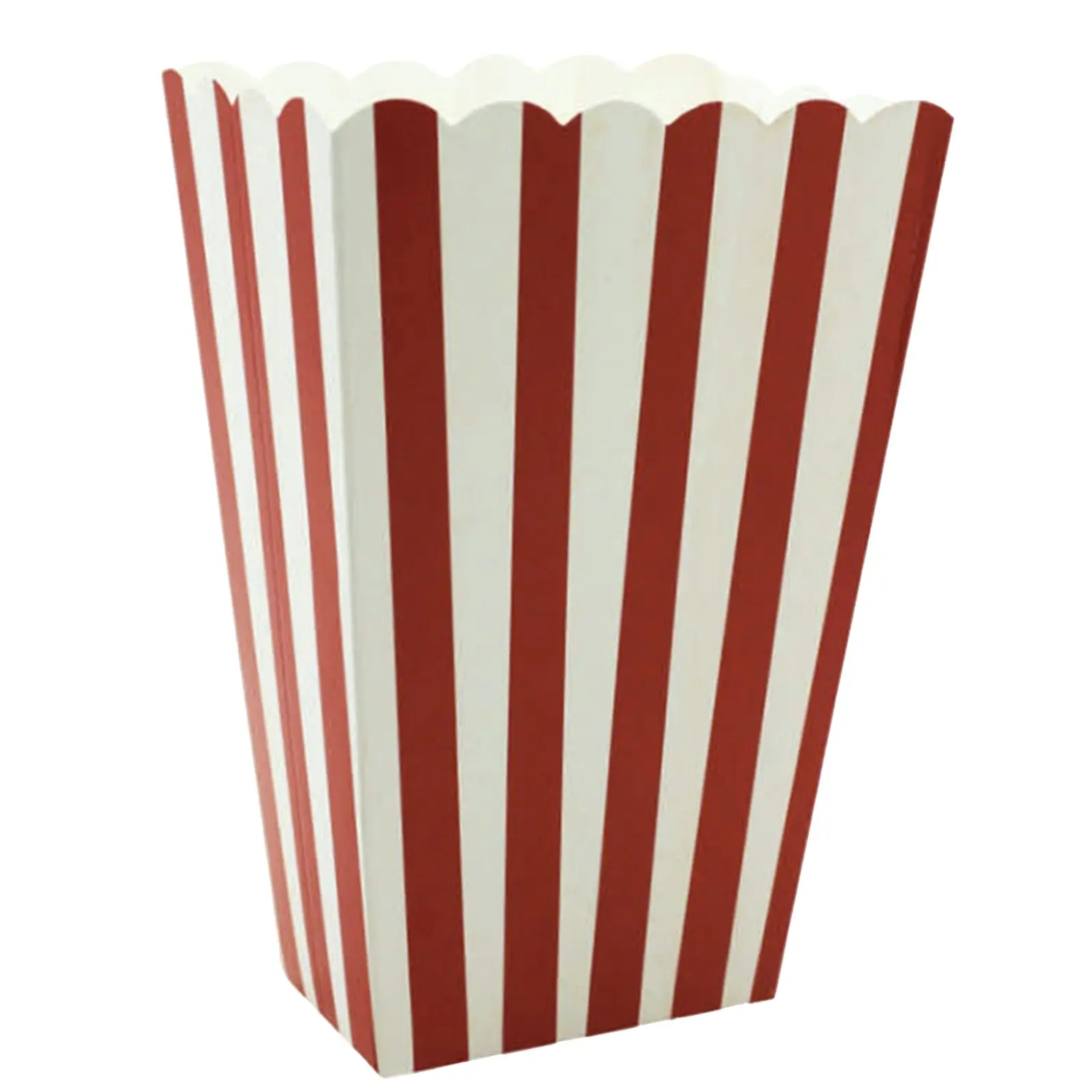 12x Popcorn Boxes Wedding Party Favour Lolly Box Retro Cinema Pop Corn Black Red