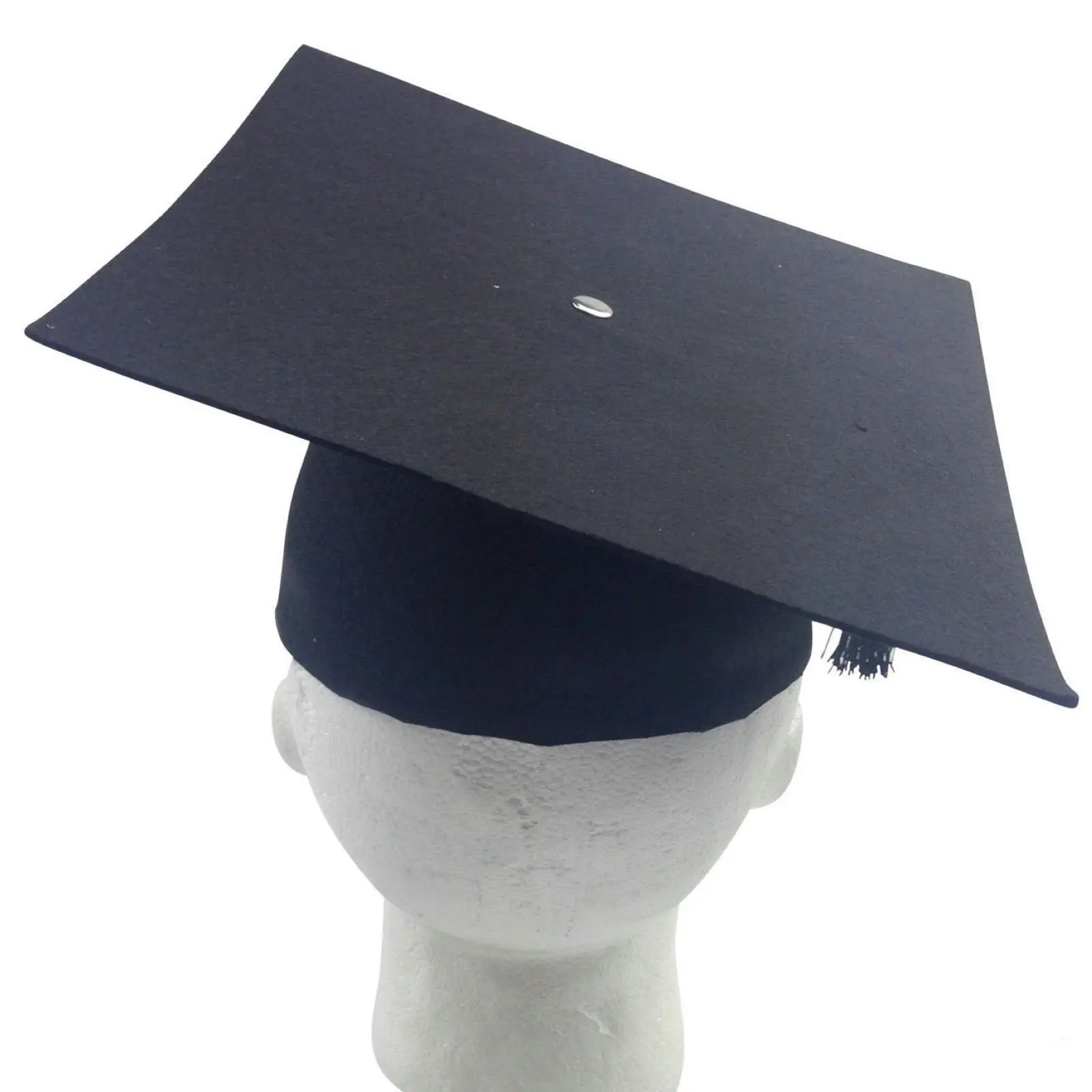 GRADUATION HAT Mortar Board Graduate Bachelor Academic Cap School - Black