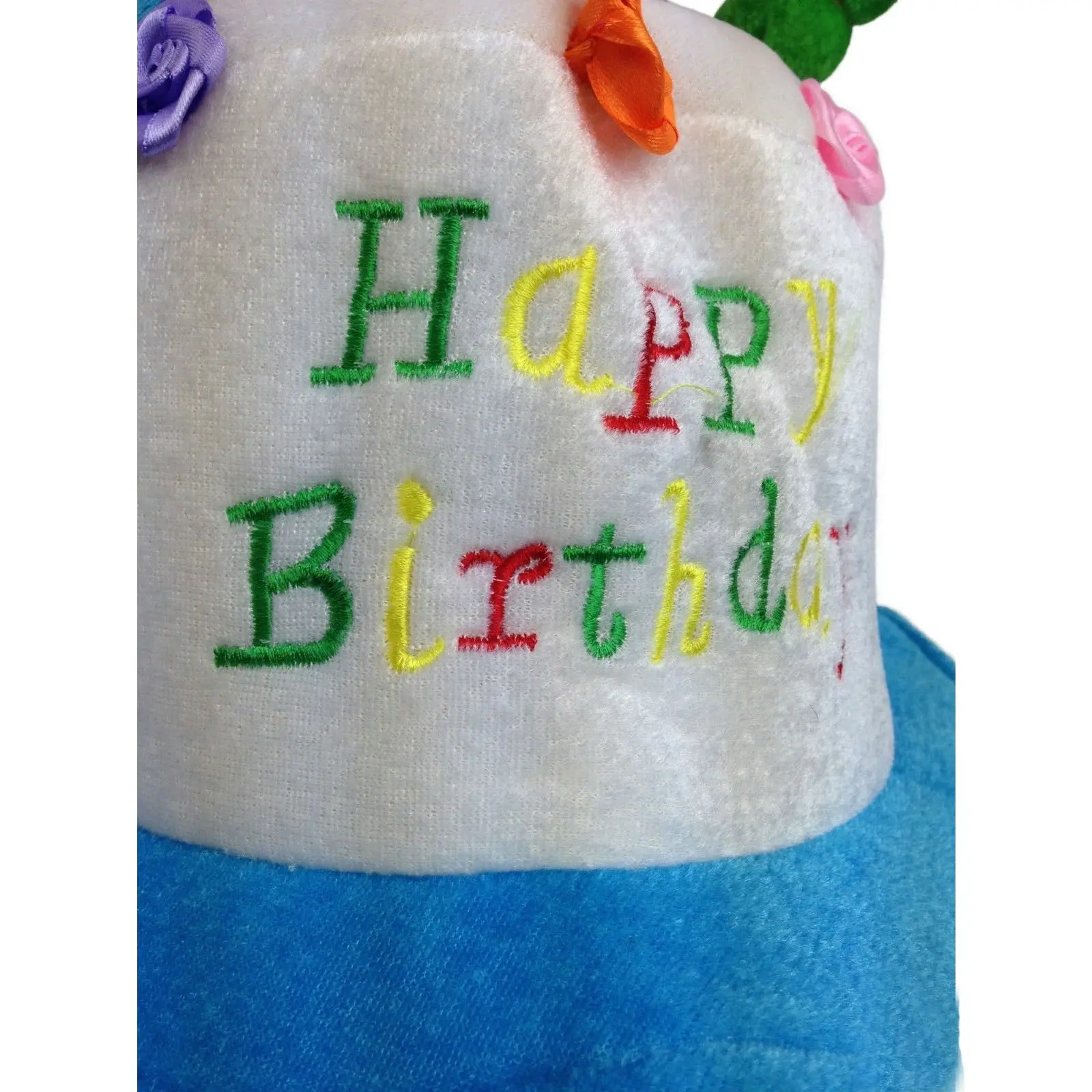 Happy BIRTHDAY CAKE HAT Party Costume Bday Fancy Dress with Candles Gift