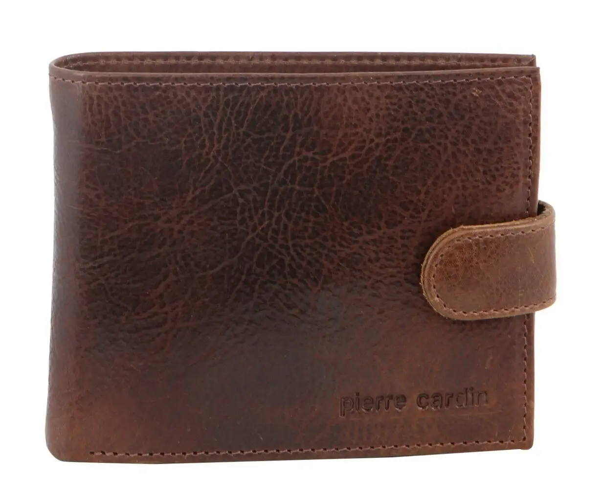 Pierre Cardin Mens Genuine Soft Italian Leather RFID Wallet - Cognac