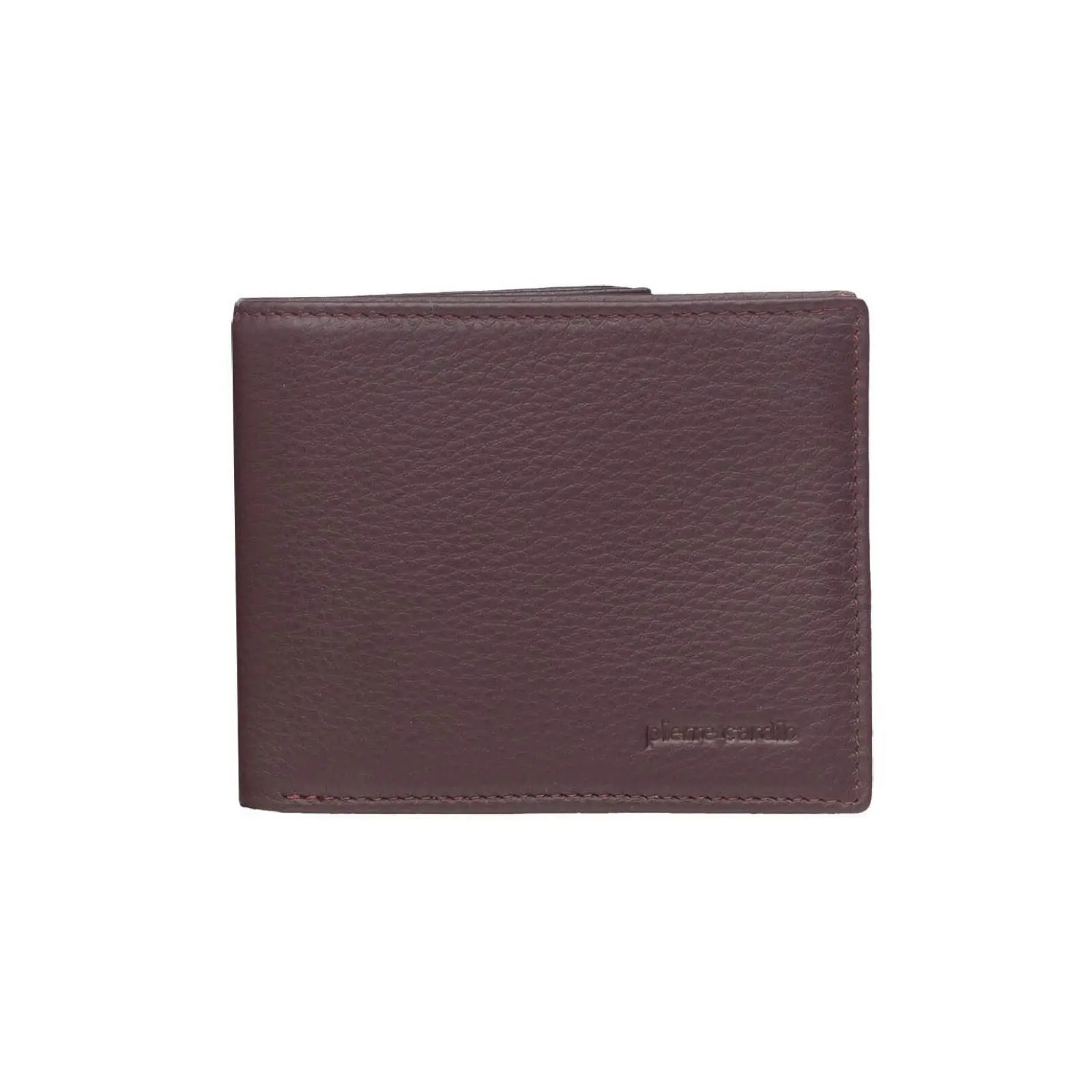 Pierre Cardin Mens Genuine Italian Leather Wallet Removable Coin Purse - Brown