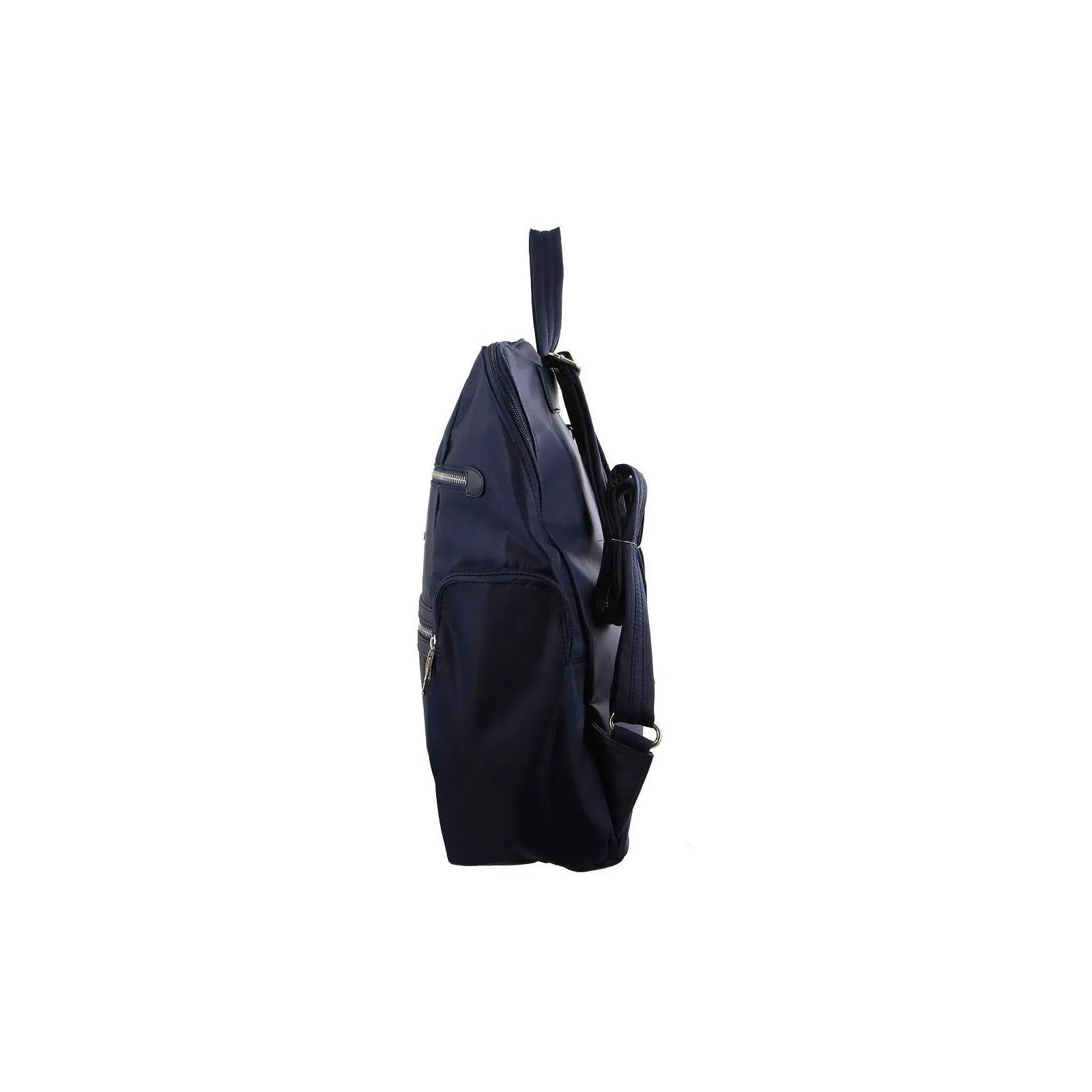 Pierre Cardin Nylon RFID Anti Theft Slash Proof Backpack Bag - Navy